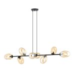 Emibig Hanglamp Pandora Staal Zwart | Geschikt voor 8x E14 - Max 10W